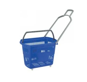 Cesta de plástico para supermercado